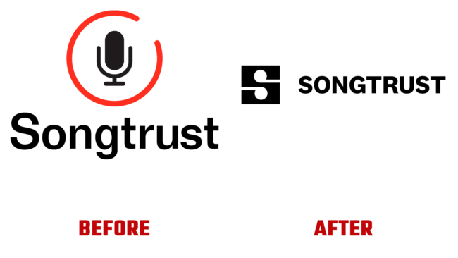Songtrust Vorher und Nachher Logo (Geschichte)