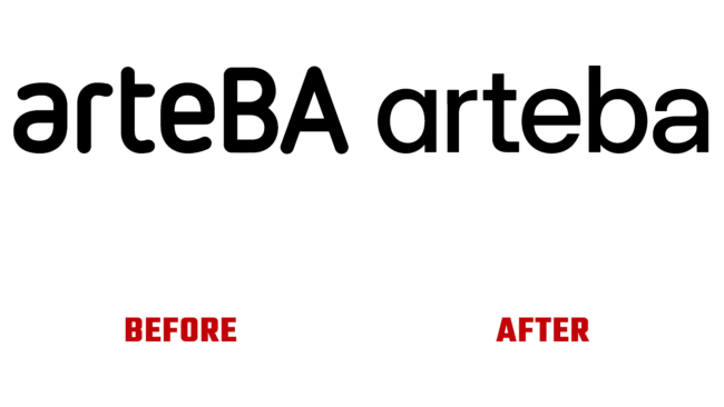 arteBA Vorher und Nachher Logo (Geschichte)