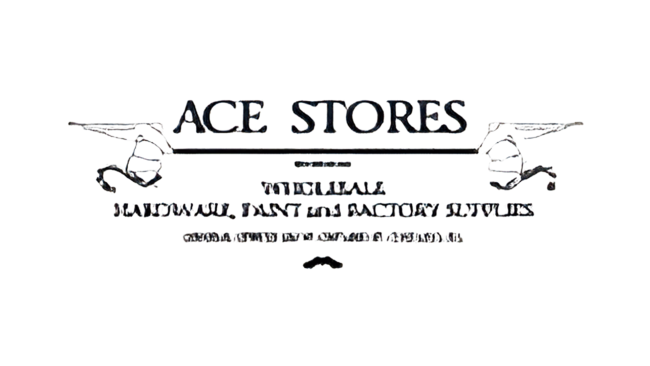 Ace Stores Logo 1930-1931