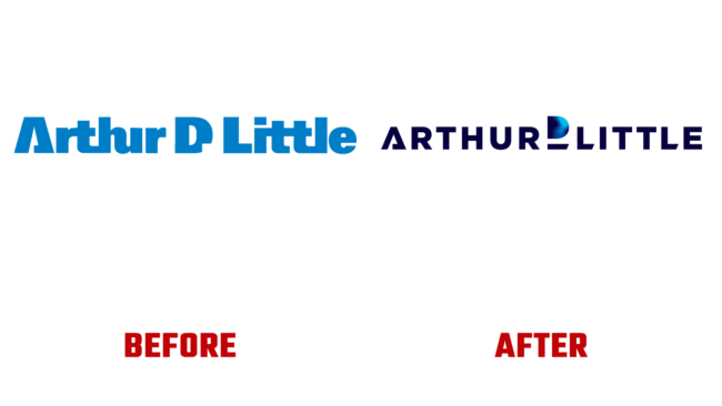 Arthur D. Little Vorher und Nachher Logo (Geschichte)