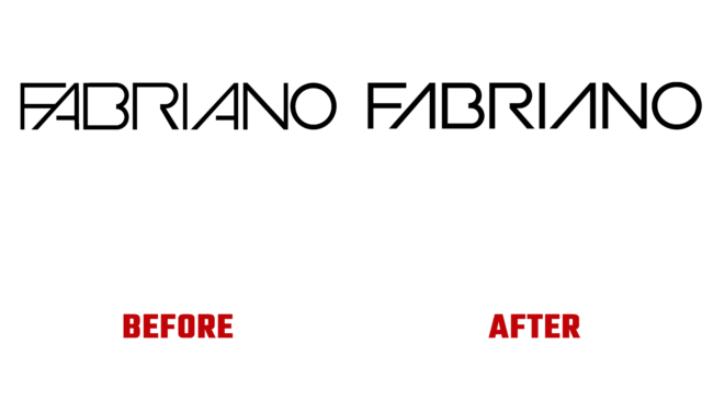 Fabriano Vorher und Nachher Logo (Geschichte)