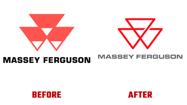 Massey Ferguson Vorher und Nachher Logo (Geschichte))