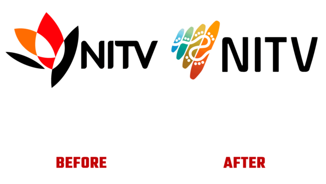 NITV Vorher und Nachher Logo (Geschichte)