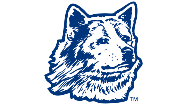 UConn Huskies Logo 1970-1981