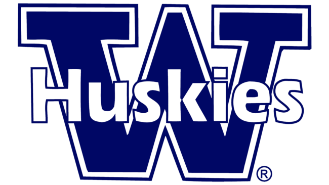 Washington Huskies Logo 1983-1995