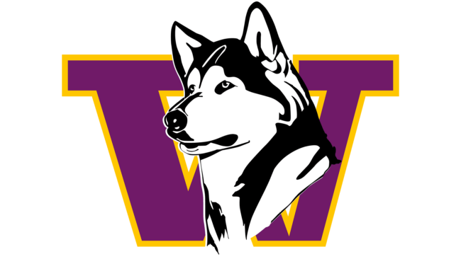 Washington Huskies Logo 1995-2001