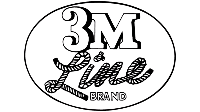 3M Line Brand Logo 1953-1954