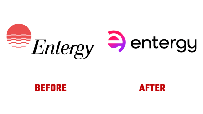 Entergy Vorher und Nachher Logo (Geschichte)