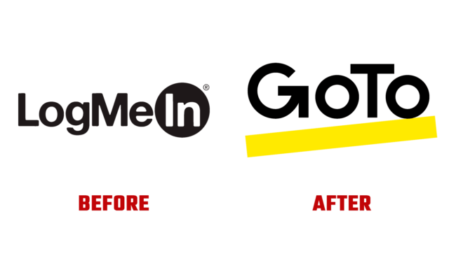 GoTo Vorher und Nachher Logo (Geschichte)