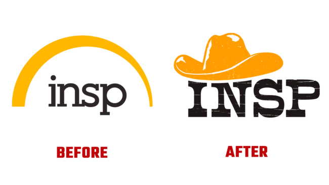 INSP Vorher und Nachher Logo (Geschichte)