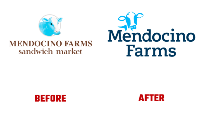 Mendocino Farms Vorher und Nachher Logo (Geschichte)