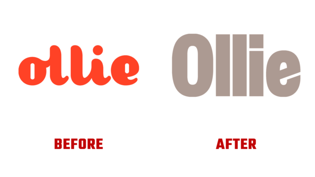Ollie Vorher und Nachher Logo (Geschichte)