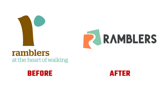 Ramblers Vorher und Nachher Logo (Geschichte)