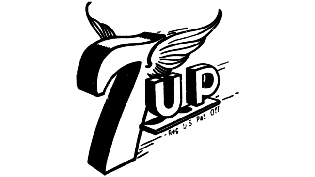 7up Logo 1929-1930