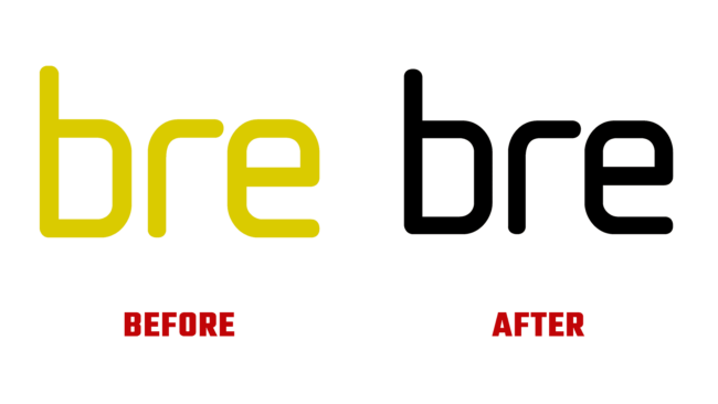 BRE Group Vorher und Nachher Logo (Geschichte)