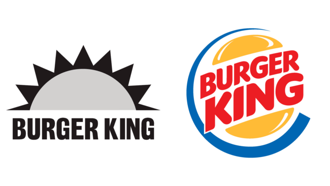 Burger King Firmenlogos damals und heute