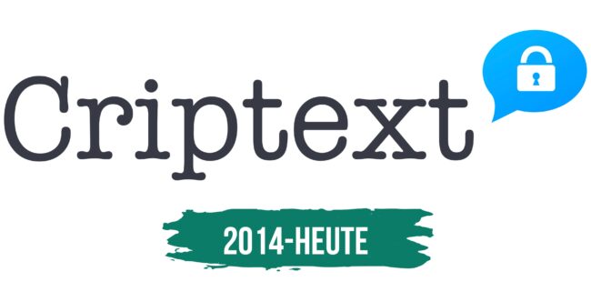 Criptext Logo Geschichte