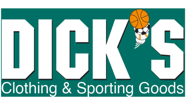 Логотип Dick's Clothing & Sport Goods 1980–1999 гг.