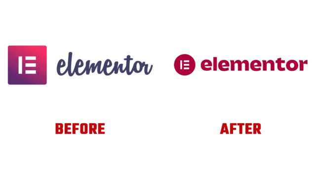 Elementor Vorher und Nachher Logo (Geschichte)
