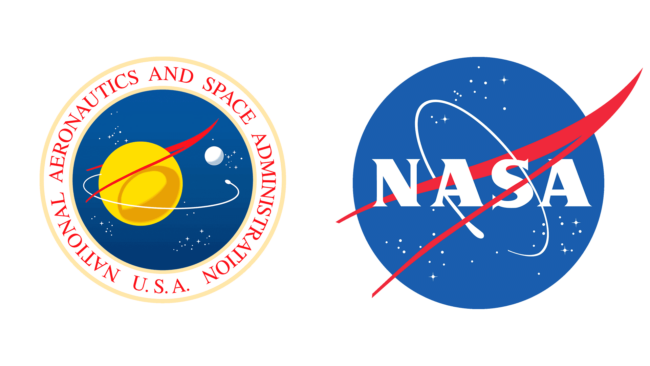 NASA Firmenlogos damals und heute