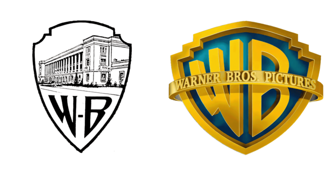 Warner Brothers Firmenlogos damals und heute