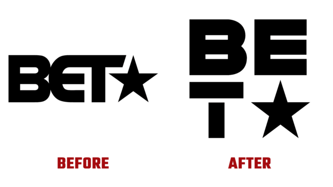 BET Vorher und Nachher Logo (Geschichte)