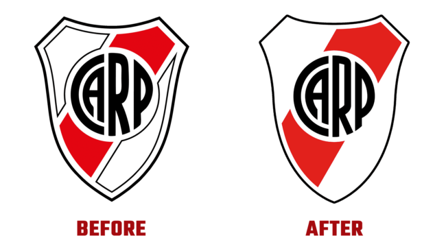 Club Atletico River Plate Vorher und Nachher Logo (Geschichte)