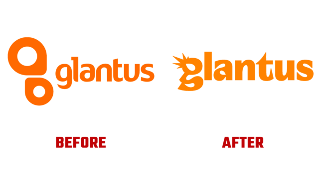 Glantus Vorher und Nachher Logo (Geschichte)