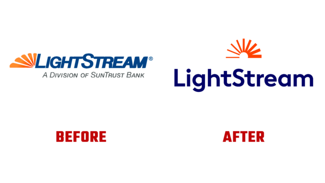LightStream Vorher und Nachher Logo (Geschichte)