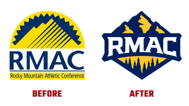 Rocky Mountain (RMAC) Vorher und Nachher Logo (Geschichte)
