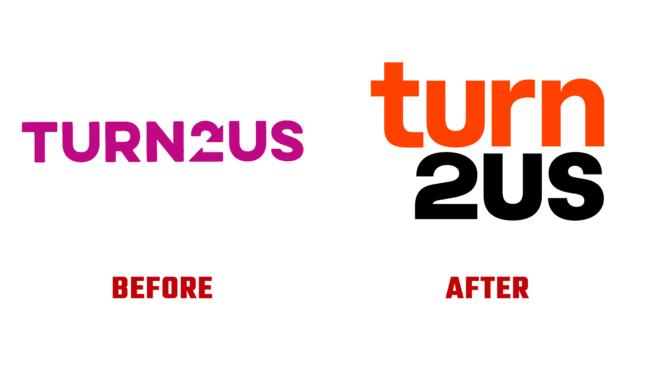Turn2us Vorher und Nachher Logo (Geschichte)