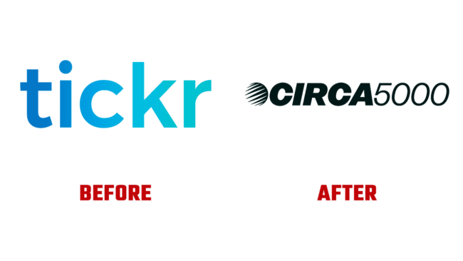 CIRCA5000 Vorher und Nachher Logo (Geschichte)
