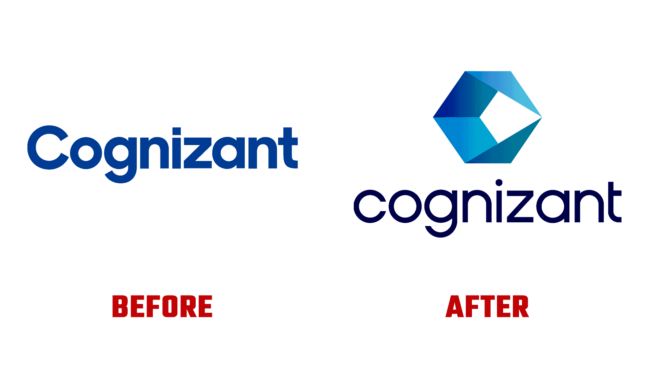 Cognizant Vorher und Nachher Logo (Geschichte)