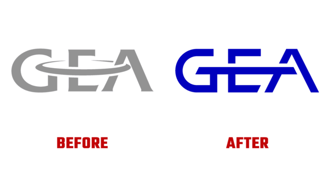 GEA Vorher und Nachher Logo (Geschichte)