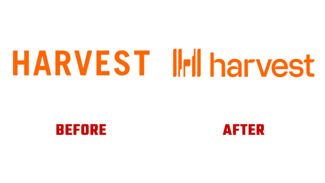 Harvest Vorher und Nachher Logo (Geschichte)
