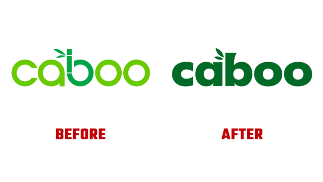 Caboo Vorher und Nachher Logo (Geschichte)