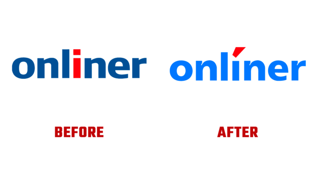 Onliner Vorher und Nachher Logo (Geschichte)
