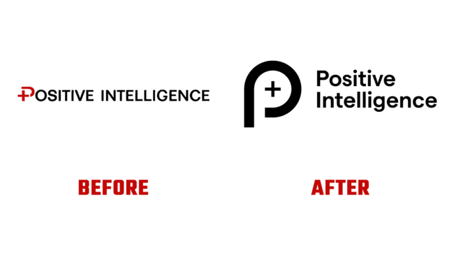 Positive Intelligence Vorher und Nachher Logo (Geschichte)