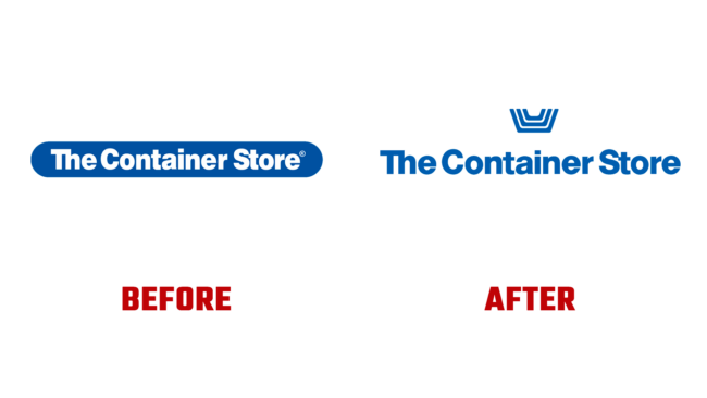 The Container Store Vorher und Nachher Logo (Geschichte)