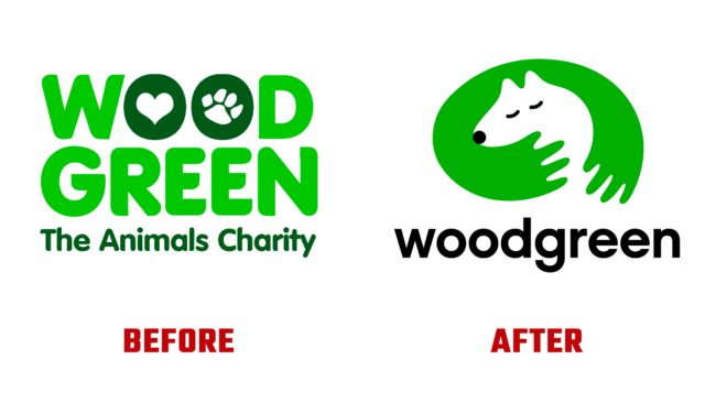 Woodgreen Vorher und Nachher Logo (Geschichte)